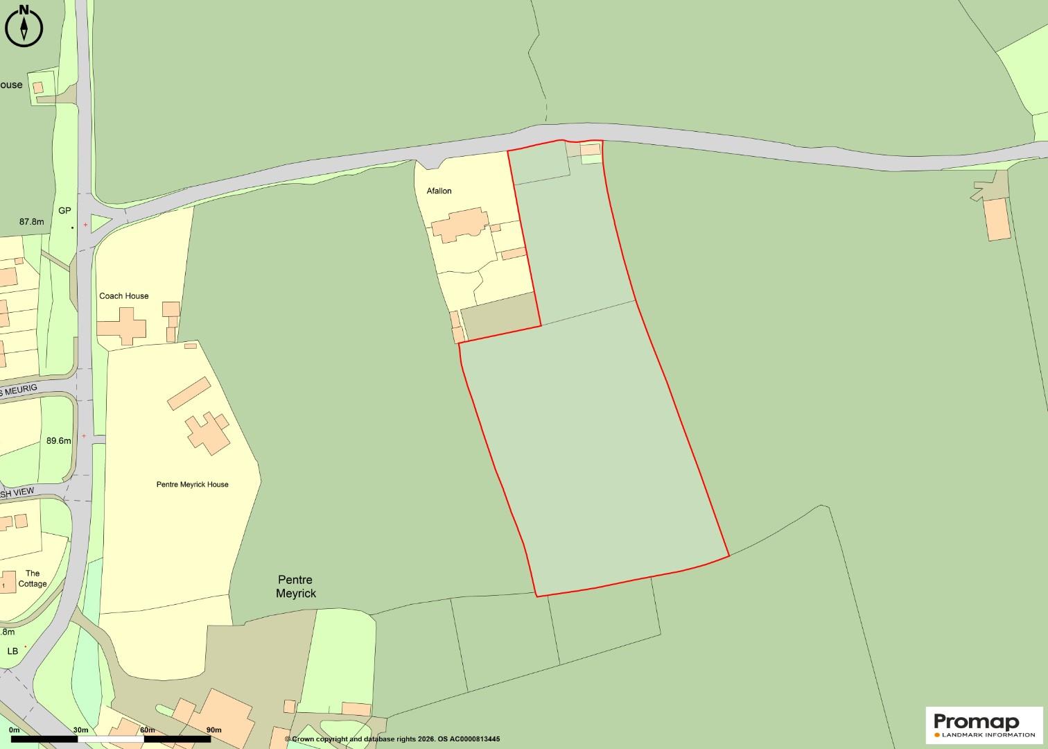 Approximately 3.394 acres of Land and Stables, Lady Mary O'Dover, Pentre Meyrick, Cowbridge CF71 7RN